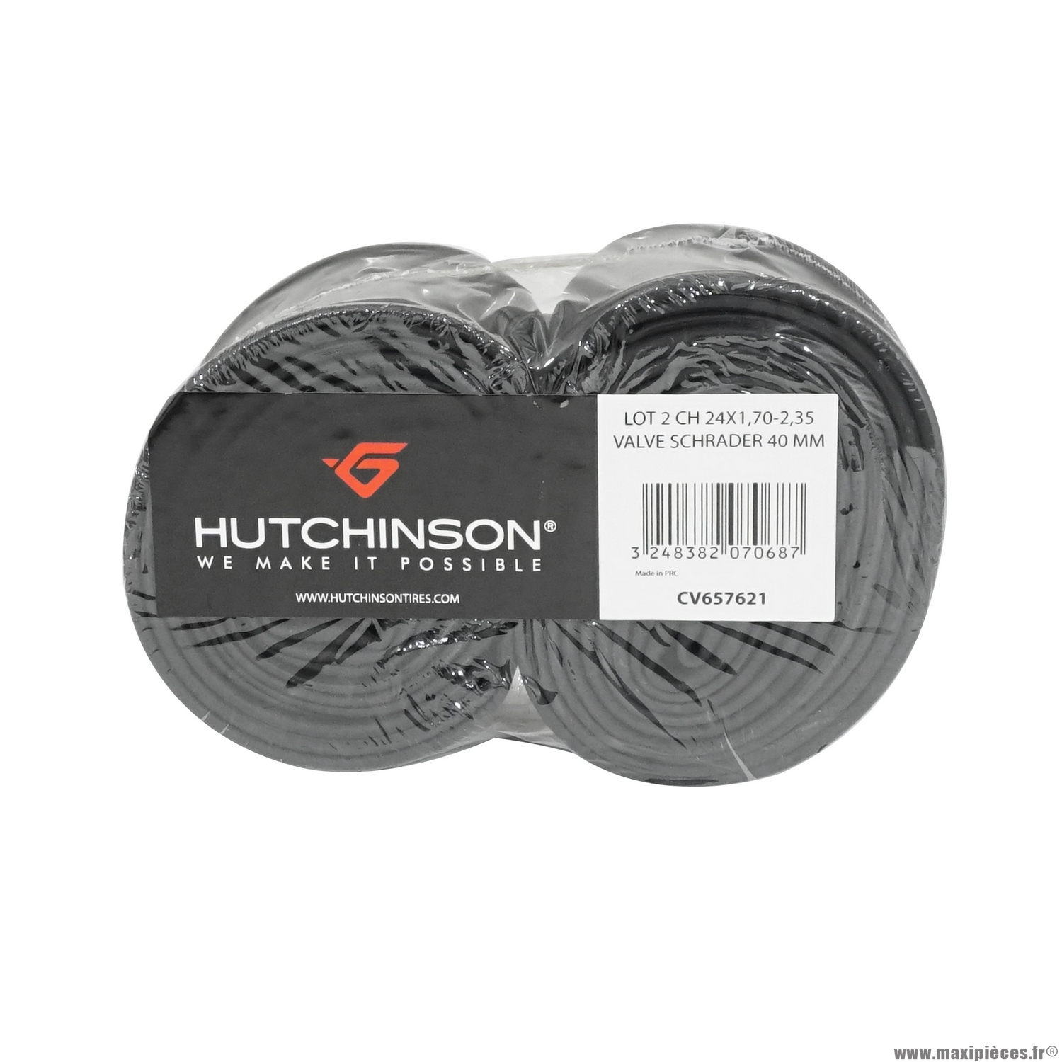 Cyclisme Hutchinson Chambre a air velo 350 x 28-42a hutchinson valve standard 35mm 73g 