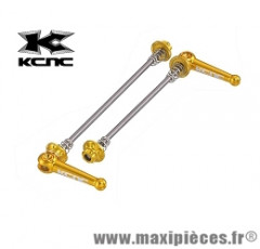 Blocage rapide VTT or marque KCNC - Pièce vélo
