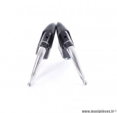 Paire de leviers de frein Tektro Aero argent et noir vélo route/course *Déstockage !