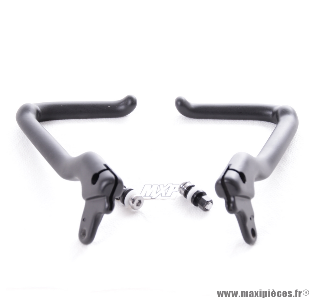 Paire de leviers Tektro noir mat 3-4 doigts triathlon *Prix discount !