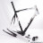 Cadre de vélo 100% carbone taille XS Orka Team 900 noir et blanc avec fourche et jeu de direction *Déstockage !