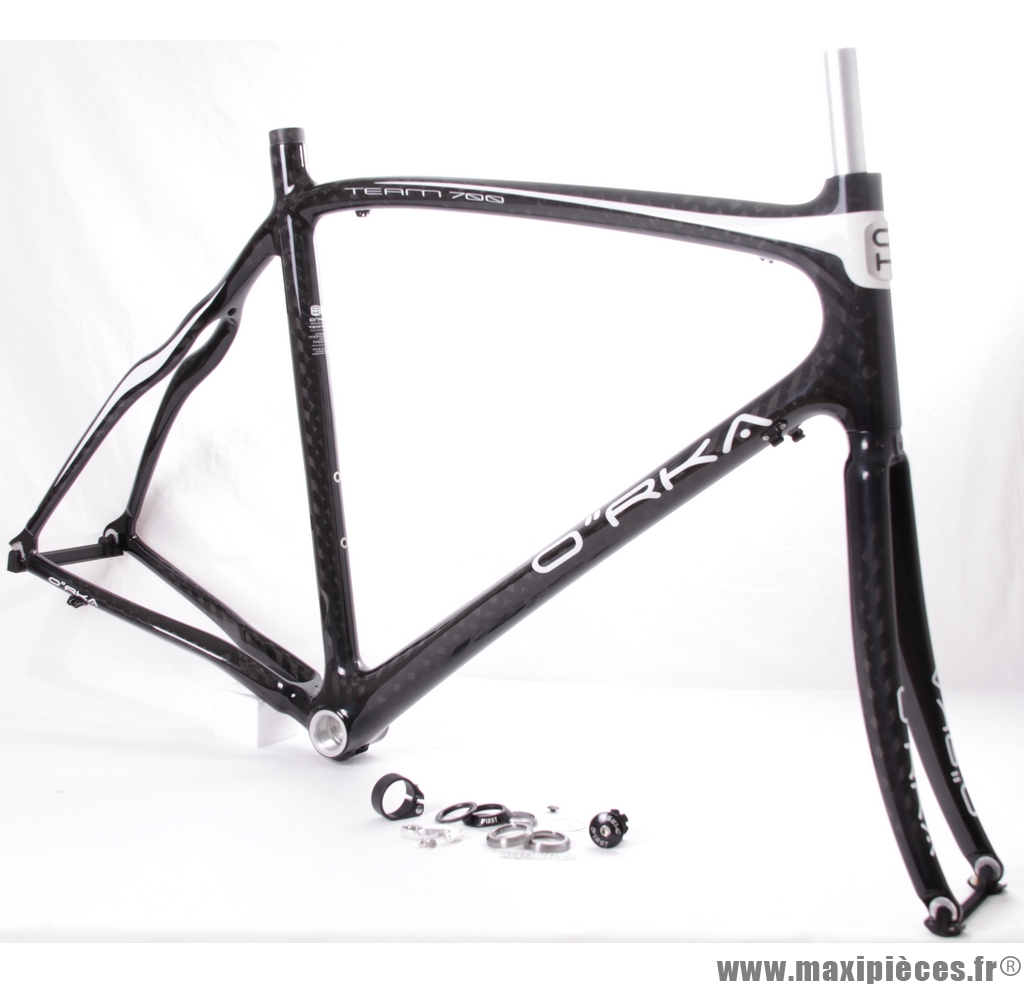 Cadre v lo Orka Team 700 100 carbone taille XL fourche comprise