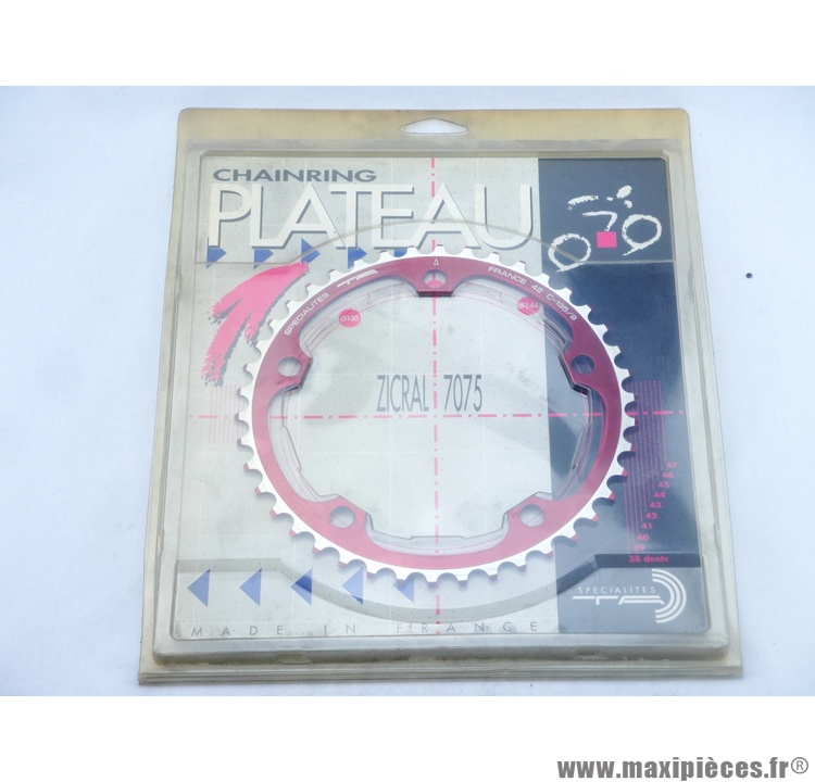 Plateau Campagnolo 50T 151 BCD 5 Bras - Pièce Vélo Rétro NOS NIB Argent