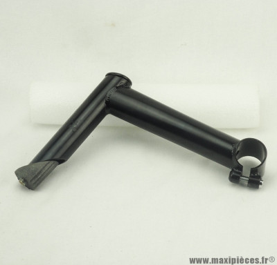 Potence long. 155 mm 10deg diam. cintre et pivot 25,4mm/1 VTT rétro noire *Prix discount !''
