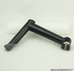 Potence long. 155 mm 10° diam. cintre et pivot 25,4mm/1 VTT rétro noire