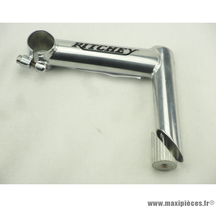 Potence Ritchey plongeur 25 4mm long.120mm argent vintage angle 10 cintre 25 4mm D stockage