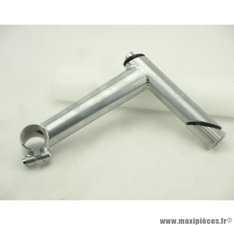 Potence à plongeur 150 mm diam. cintre et pivot 25,4mm/1 angle 10deg argent alu *Prix discount !