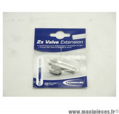 Paire de prolongateur de valve Schwalbe alu 31mm 1.5g *Déstockage !