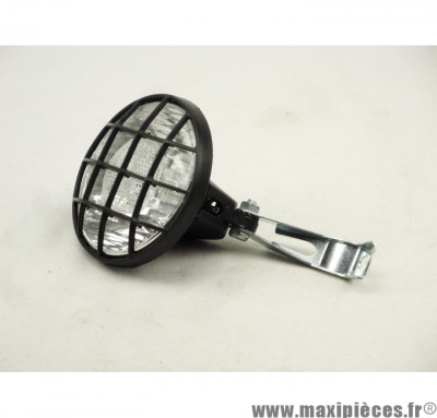 Lampe vélo An Lun halogène avec réflecteur + support de lampe + ampoule 36V 5W fourni *Prix discount !