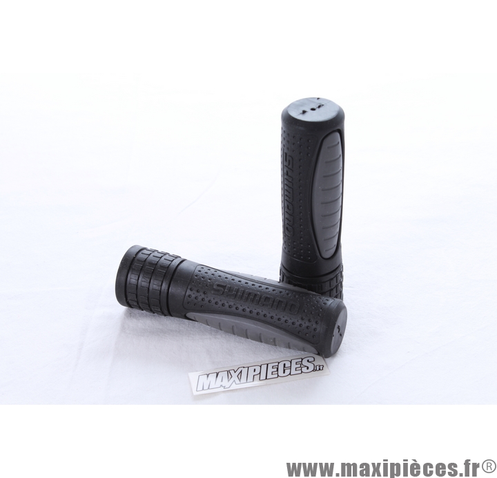 Poignée city Herrmans Shimano redecoupable noir/gris (vendu par paire)