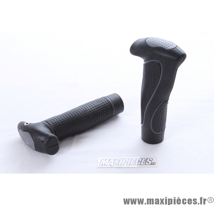 Poignée ergo grip VTT Herrmans Primergo Flite noir (vendu par paire) *Déstockage !