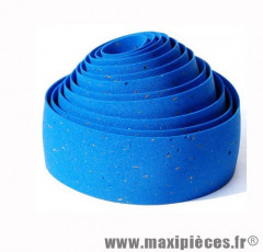Ruban de guidon BikeRibbon CORK GEL bleu avec liège