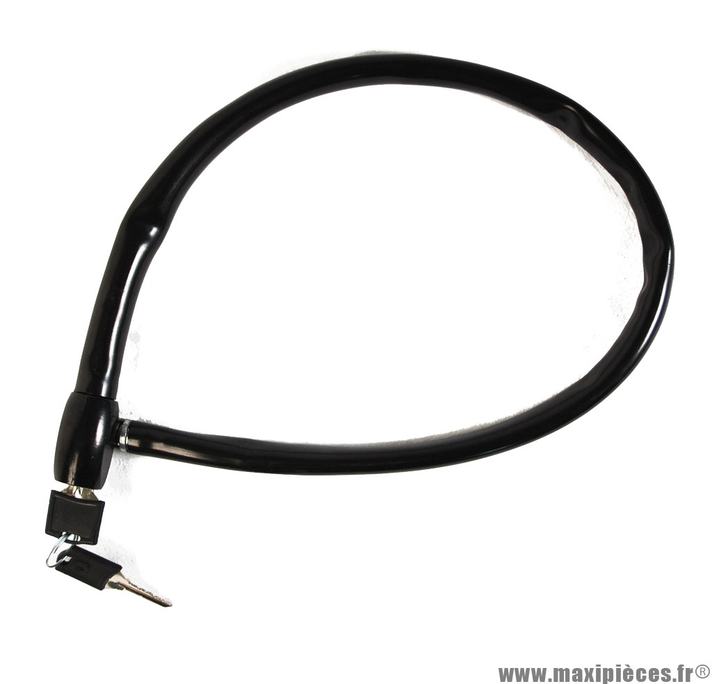 Antivols câble à code vélo VTT Fixie scooter moto noir 60cm