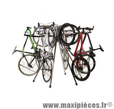 Présentoir d'exposition neuf support pour 6 vélos pliable chromé BiciSupport *Déstockage !