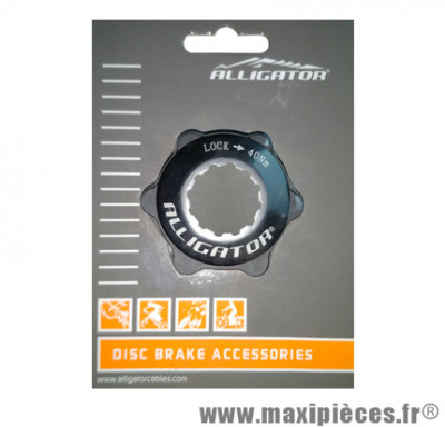 Kit adaptateur / bague de blocage Alligator couleur noir *Prix discount !