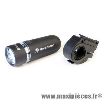 Eclairage avant Herrmans Blenda II 5 leds blanches et fixation support *Déstockage !