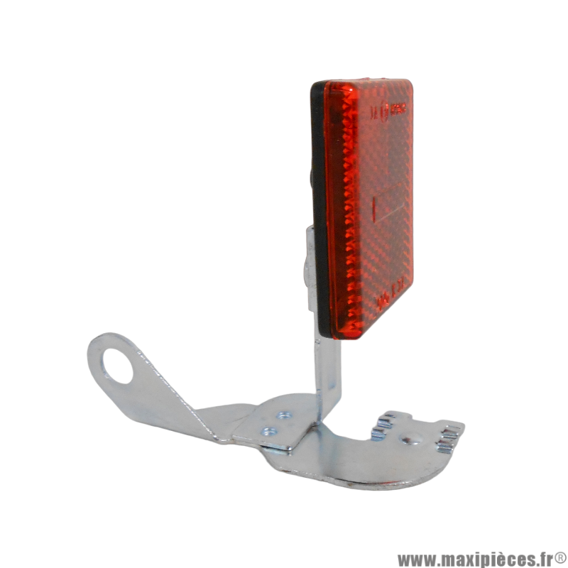 Catadioptre arrière rouge avec fixation pour vélo * Déstockage !