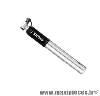 Mini pompe Meqix Inspire HPL 8.3 bars noir/argent pour vélo *Déstockage !