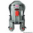Siège enfant arrière inclinable avec ABS pliable OK Baby Sirius sur cadre vélo gris/bleu/rouge *Déstockage !