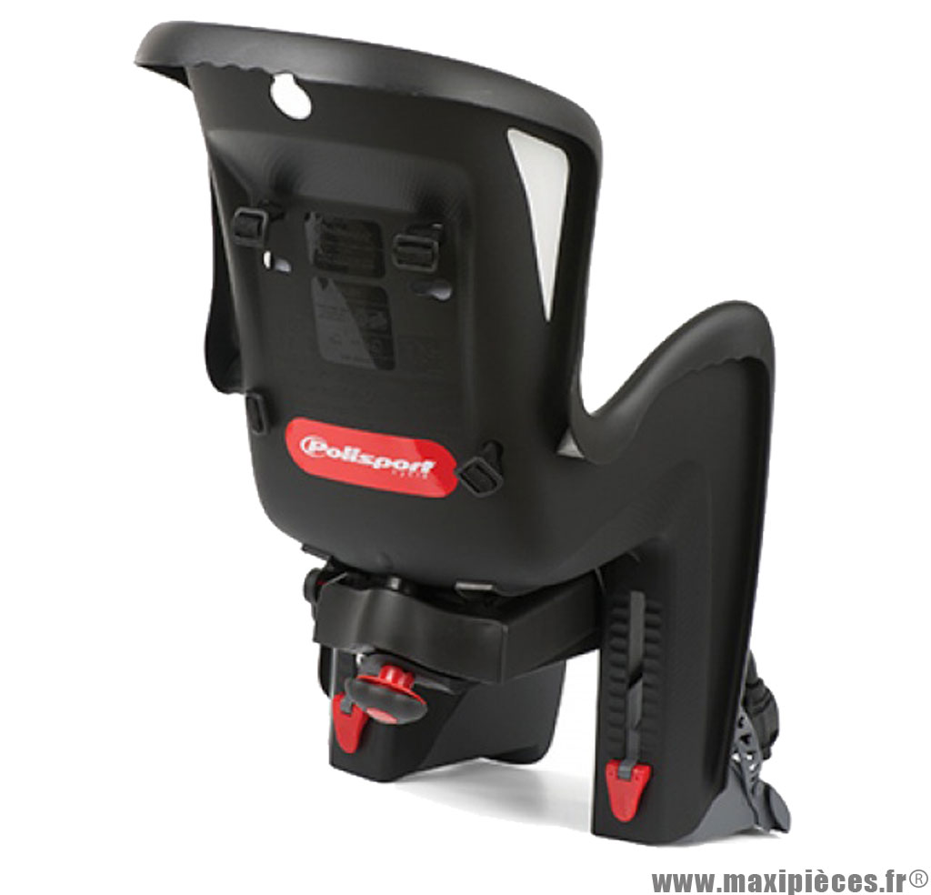 Porte-bébé Vélo Enfant Polisport Bilby Junior – Fixation Sur Direction – Gris – Neuf