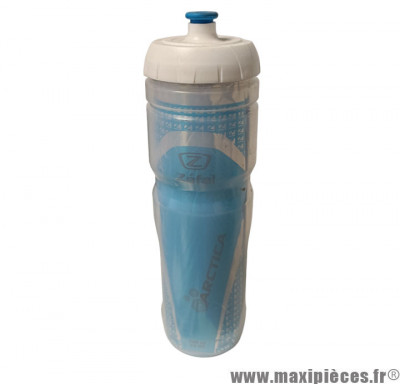 Bidon vélo marque Zéfal isotherme ARCTICA couleur bleu 700ml *Déstockage !