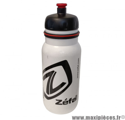 Bidon vélo marque Zéfal couleur blanc 600ml *Déstockage !