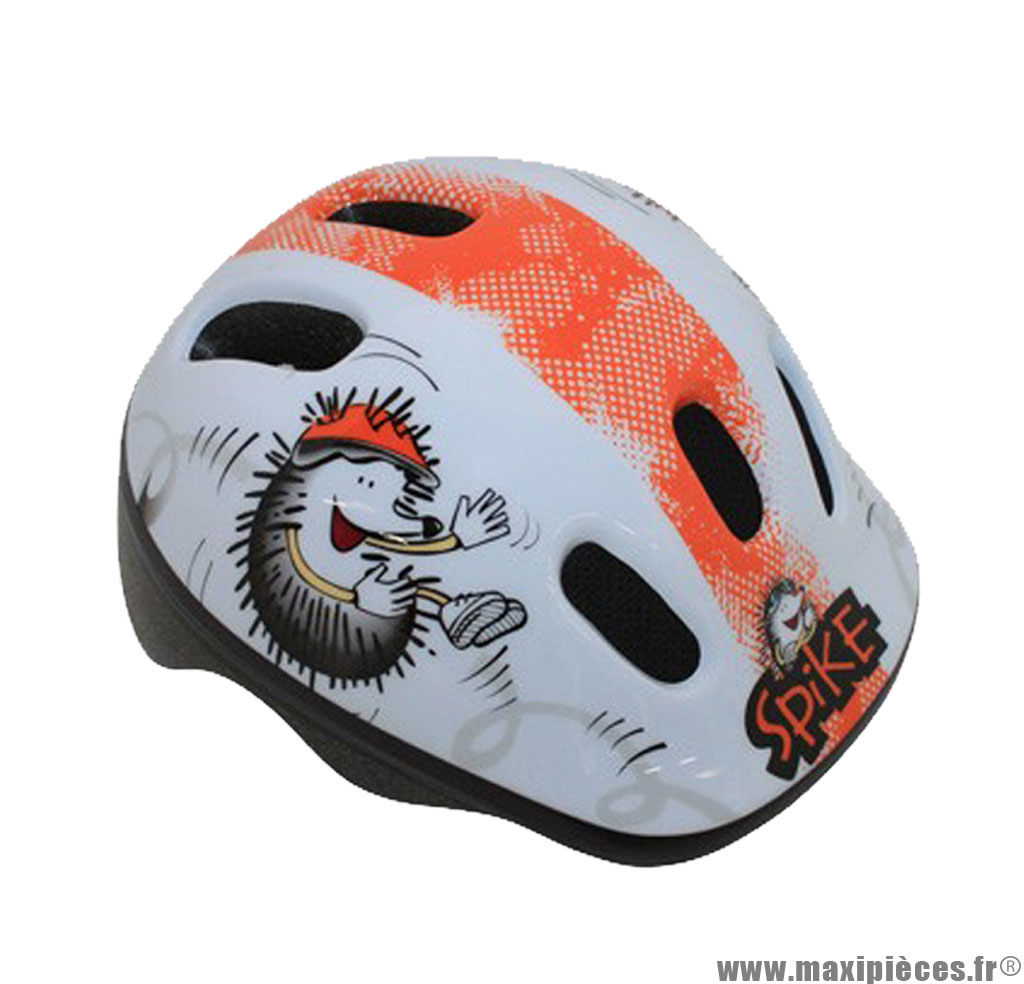 Casque Velo Enfant Homologue Polisport Spike Blanc Orange Herisson Maxi Pieces Velo Casque Velo Enfant Homologue Polisport Spike Blanc Orange Herisson Maxi Pieces Velo