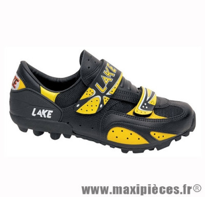 Chaussure VTT Lake MX81 noir/jaune Taille 40 (paire) *Déstockage !