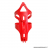 Porte-bidon Pulse FG (fibre de verre), poids léger de 40g, rouge, marque Zéfal * Déstockage !