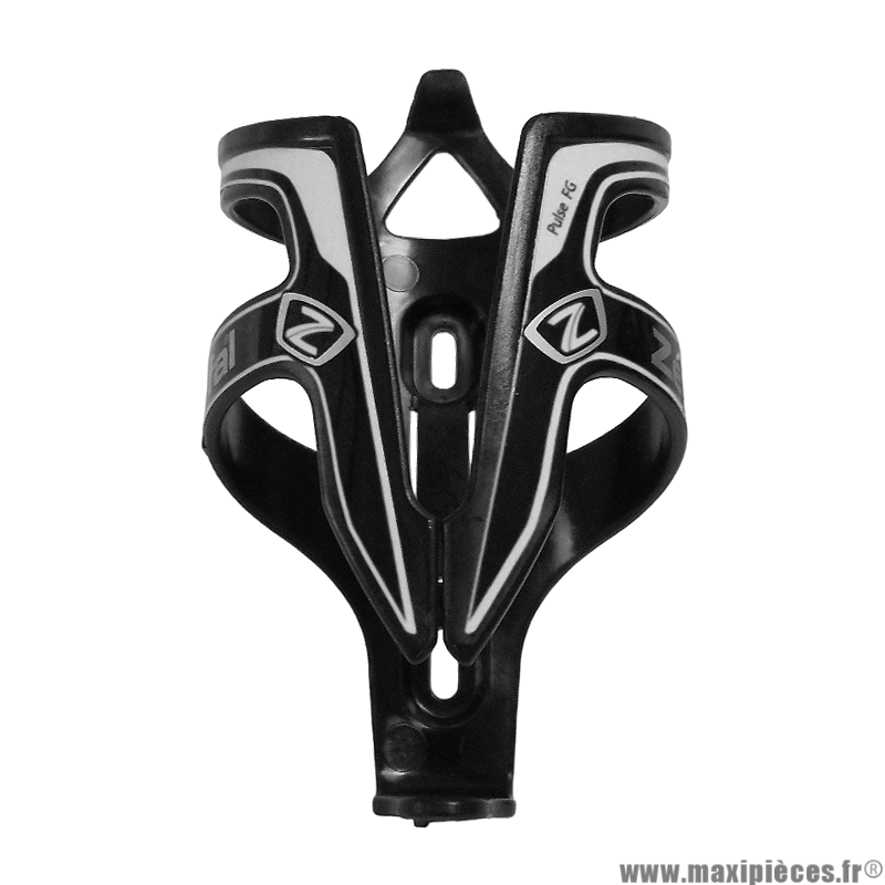 Porte-bidon Pulse FG (fibre de verre), poids léger de 40g, noir et gris argenté, marque Zéfal * Déstockage !