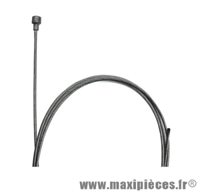 Câble de frein vélo ø15/10ème x 1,25m acier galva (boite de 25) *Déstockage !