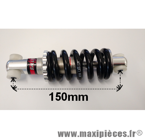 Amortisseur r glable pour cadre VTT suspendu longueur 150mm 850 LBS IN D stockage