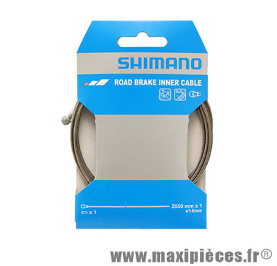 Câble de frein route Shimano SUS 2m05 diam. 1,6mm (à l'unité) *Prix spécial !