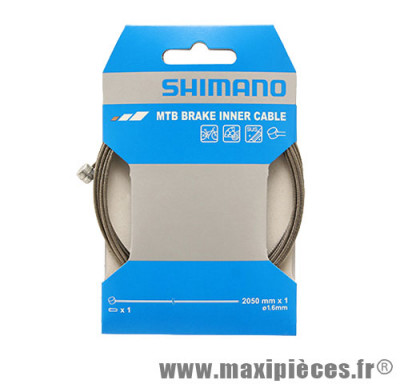 Câble de frein VTT Shimano SUS 2m05 diam. 1,6mm (à l'unité)