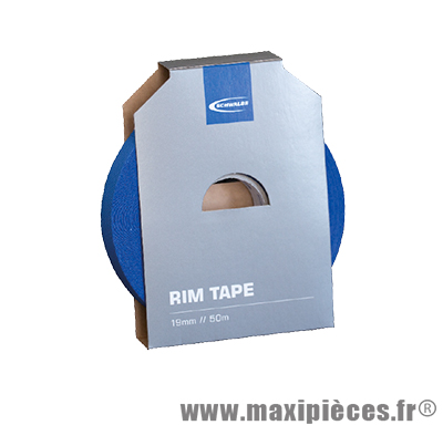 Fond de jante vélo Schwalbe 19mm rouleau de 50m - Bleu - haute pression max 10 bar *Déstockage !
