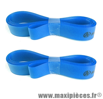 Fond de jante (x2) Herrmans 20mm x 622-635/28 pouces - Bleu - max 6 bar *Déstockage !