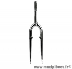 Fourche 24 pouces chromée pivot fileté - int.21mm - ext.25.4mm (Pivot : 220/118mm) *Déstockage !