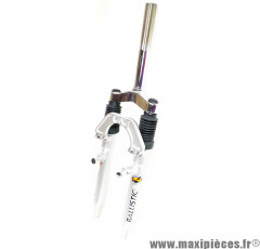 Fourche BALLISTIC 105 vtt 24 pouces suspendue grise pivot fileté - int.22mm - ext.25.4mm (Pivot : 180/92mm) *Déstockage !