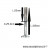 Fourche BALLISTIC GALAXY vtt 26 pouces suspendue gris pivot fileté - int.21mm - ext.25.4mm (Pivot : 155/52mm) *Déstockage !