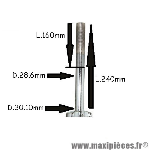 Fourche vtt 26 online pouces 160mm