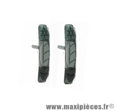 Porte-patins de frein VTT à tige V-Brake noir/gris/vert asymétrique Atoo (x4)