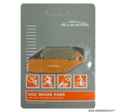 Plaquettes de frein organique Alligator Performance - Disc 04 compatible MAGURA Gustav M pour VTT *Prix discount !