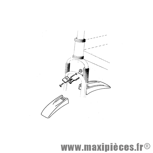 Garde boue VUELTA USA VTT avant pour 24/26 pouces Noir *Prix discount !