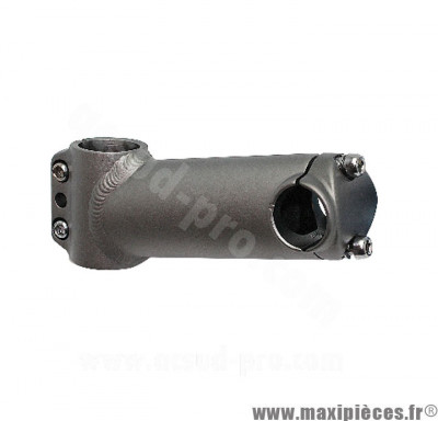 POTENCE VTT AHEAD-SET 10deg GRISE 100MM (PIVOT 28.6 MM - CINTRE 25.4 MM) *PRIX SPÉCIAL !