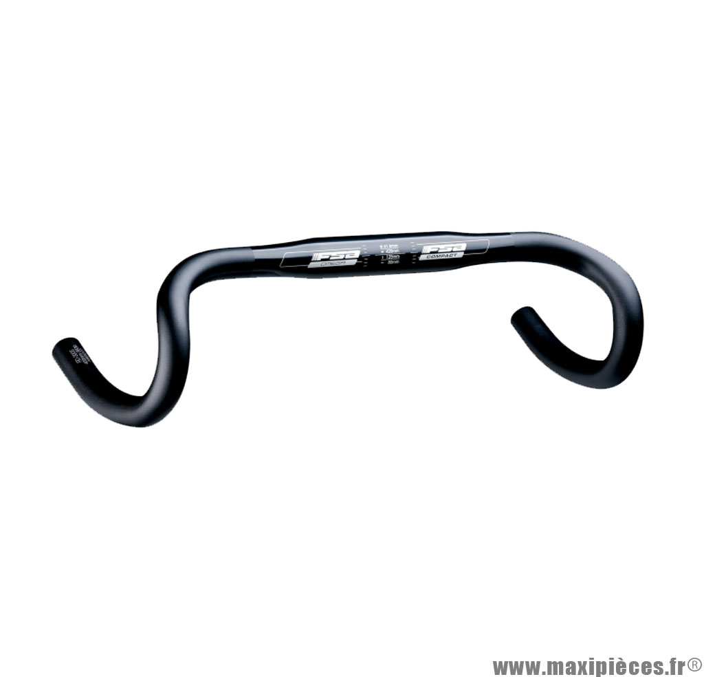 Cintre Guidon velo route compact FSA Omega larg 42mm d.31 8mm Maxi pieces velo