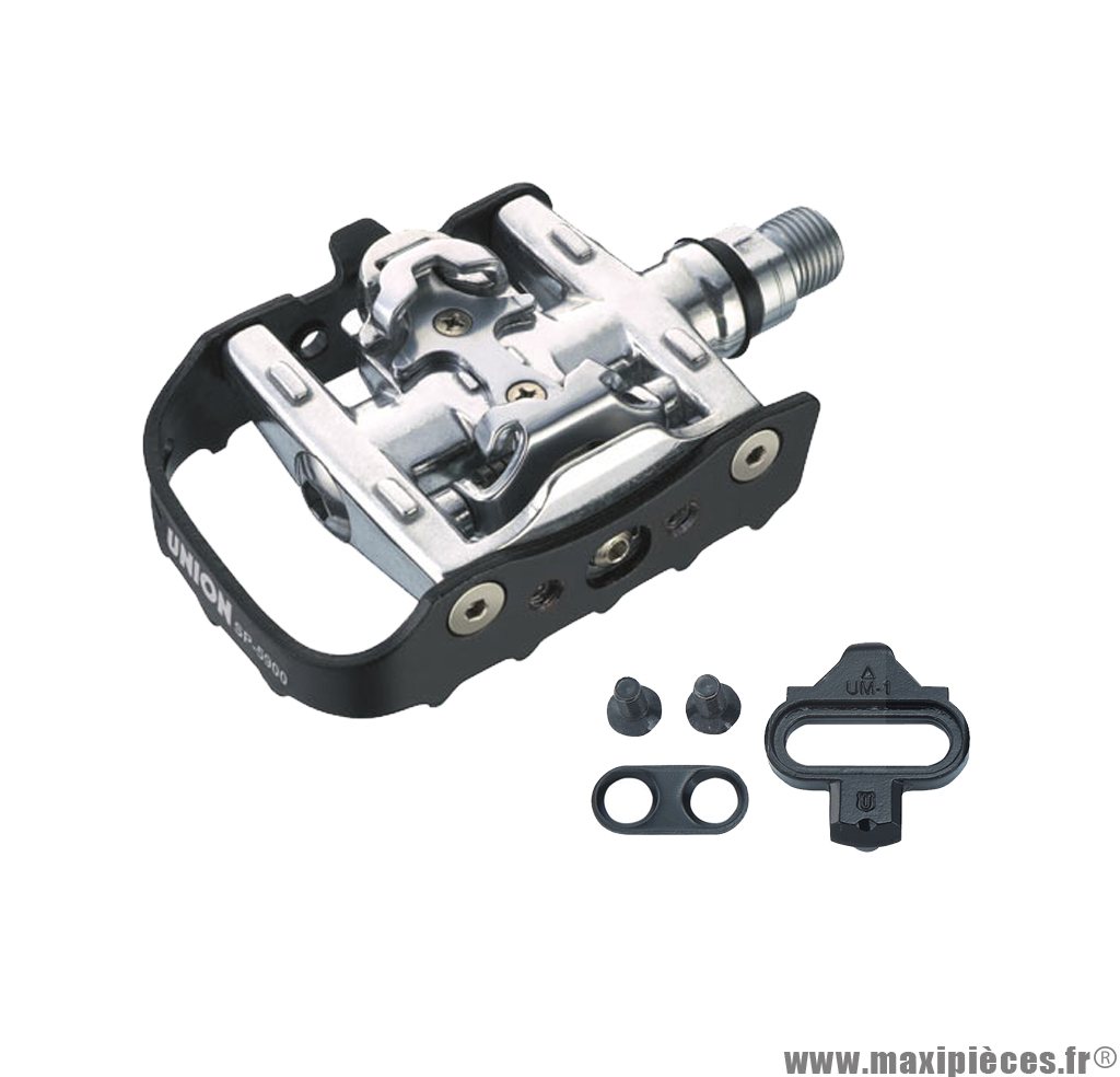 P dales double fonction Marwi Union SP 5900 9 16argent et noir VTT VTC