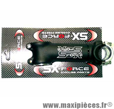 Potence 110mm SX-Force noire cintre 25,4 mm pivot 1'' à 11/8 angle +/-5° *Prix discount !''