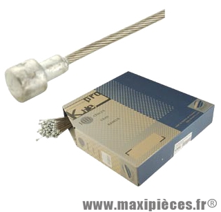 Câble frein inox Kble Transfil Campagnolo 1.6x1600mm (vendu à l'unité sans emballage) *Déstockage !