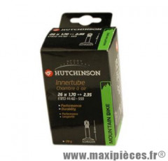 Chambre à air Hutchinson Mountain Bike 26x1,70 à 2,35 valve Schrader 35mm 175g
