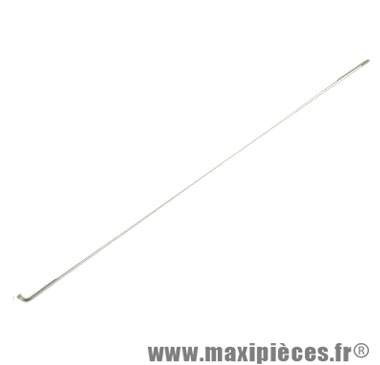 Rayon plat en inox 285mm de long par 2/2.7/1.4mm Ø vendu à l'unité sans écrou (x1) *Déstockage !